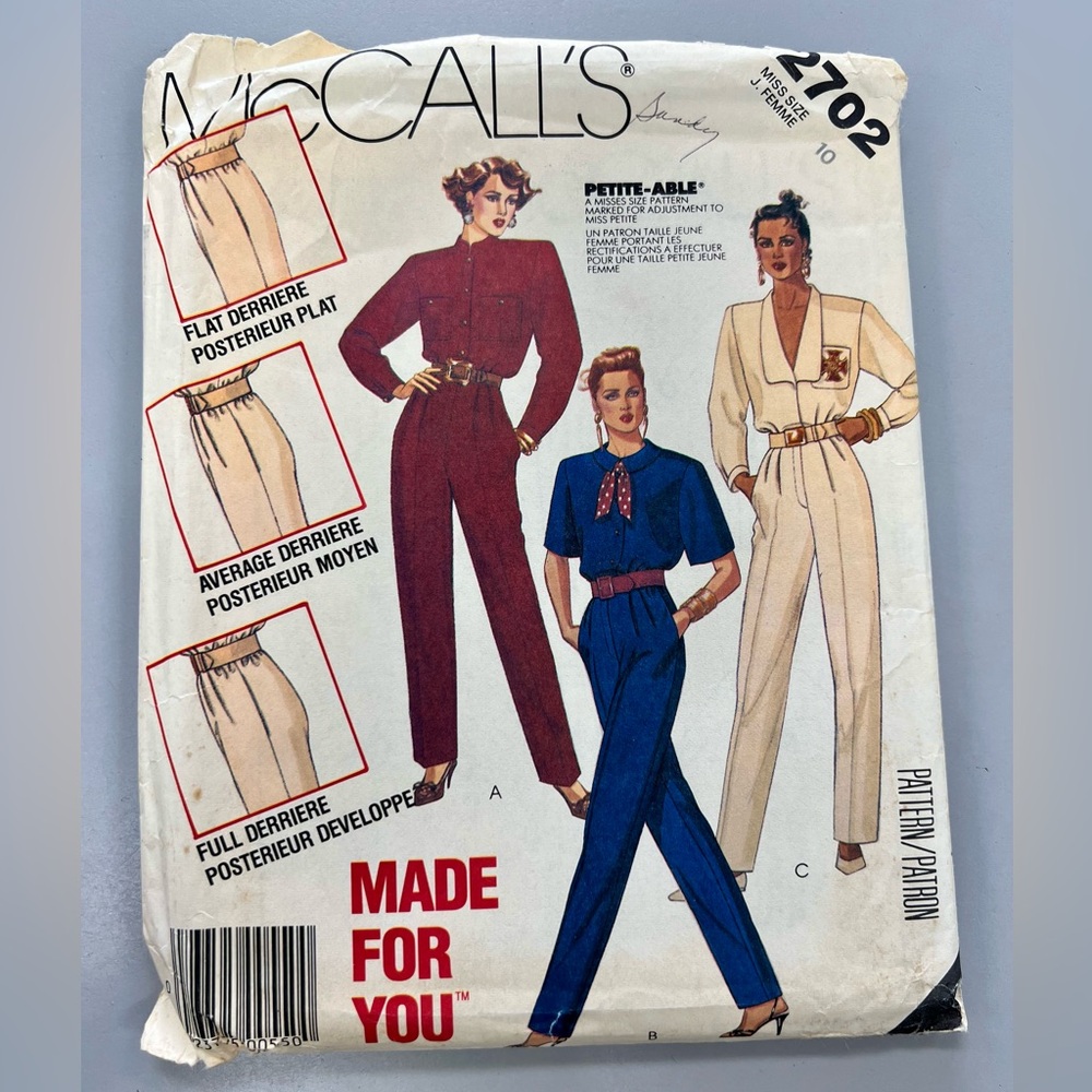 Women's Jumpsuit Pattern